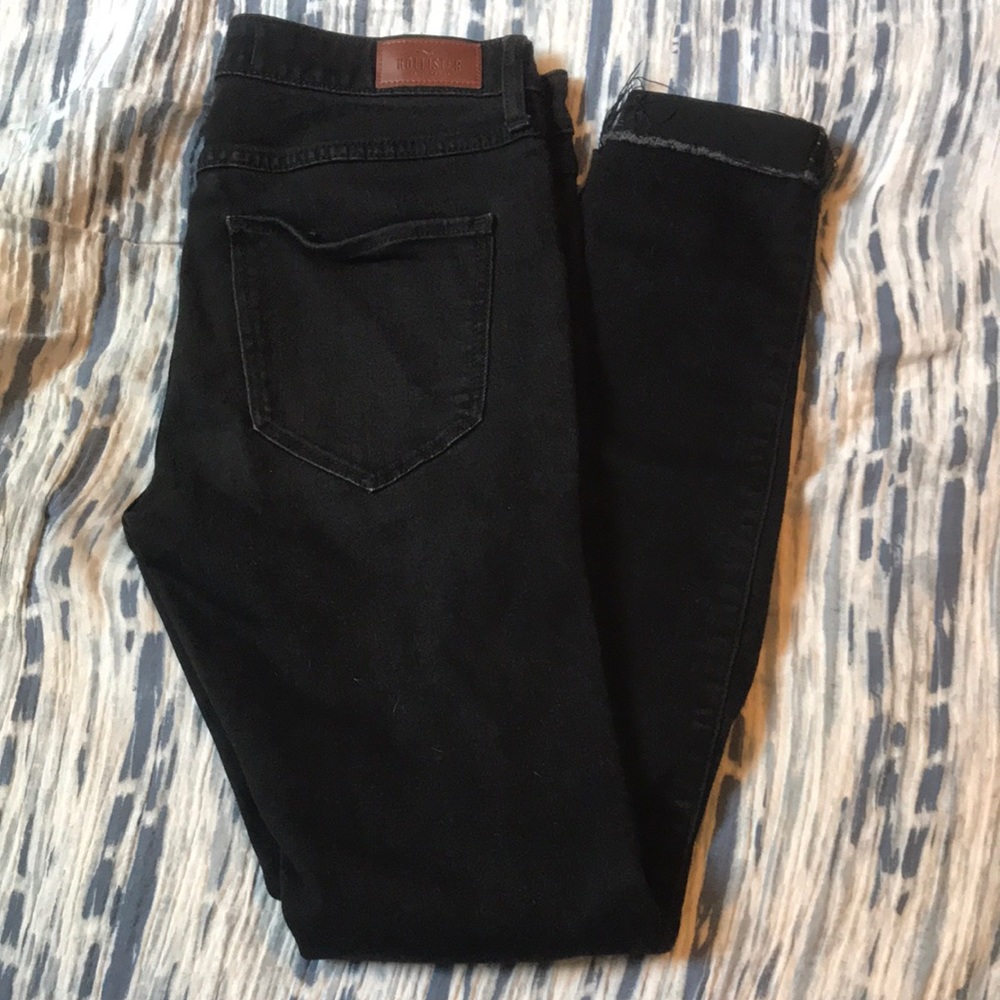 HOLLISTER size 11 long nwot black jeans